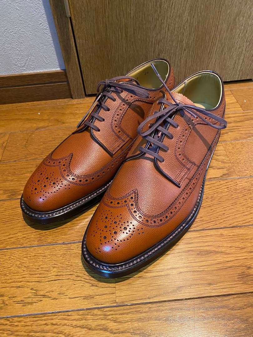 高級 リーガル 27 2235 インペリアルグレード ウイングチップ ブラウン