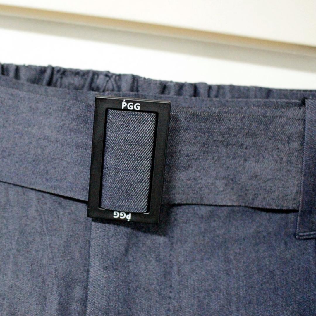 未使用 PGG ロゴベルト付（パーリーゲイツ） ストレッチショーツ M（W80）