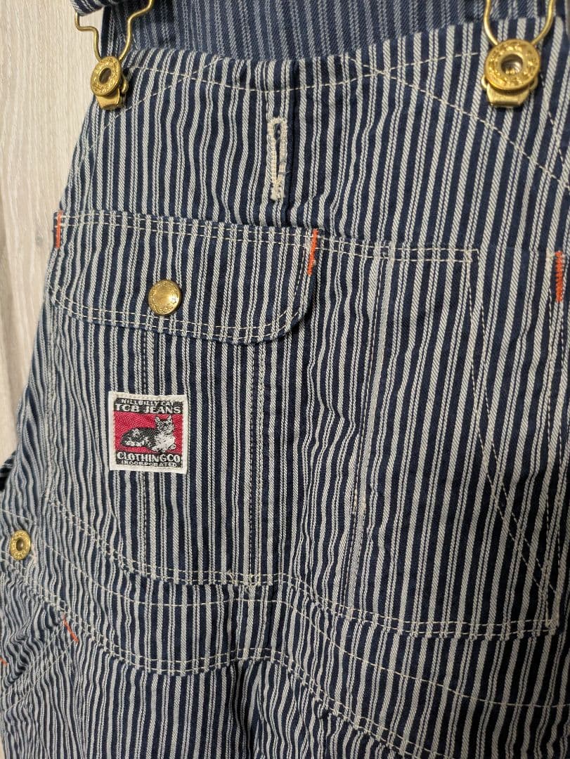 TCBジーンズ　Wrecking Crew Pants ランダムヒッコリー　28