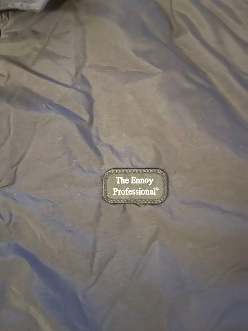 ジャケット・アウター ennoyPADDED NYLON COACH JACKET (BLACK) L