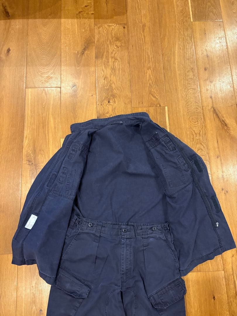 値下げ中！イギリス軍 ロイヤルネイビー ジャケット&スラントカーゴ 上下セット