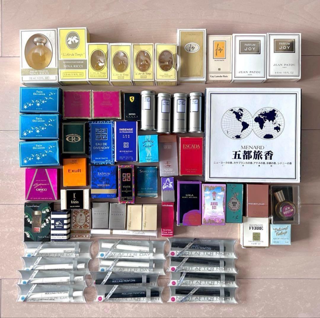 【50個以上】新品未使用！箱入りミニ香水 大量まとめ売り