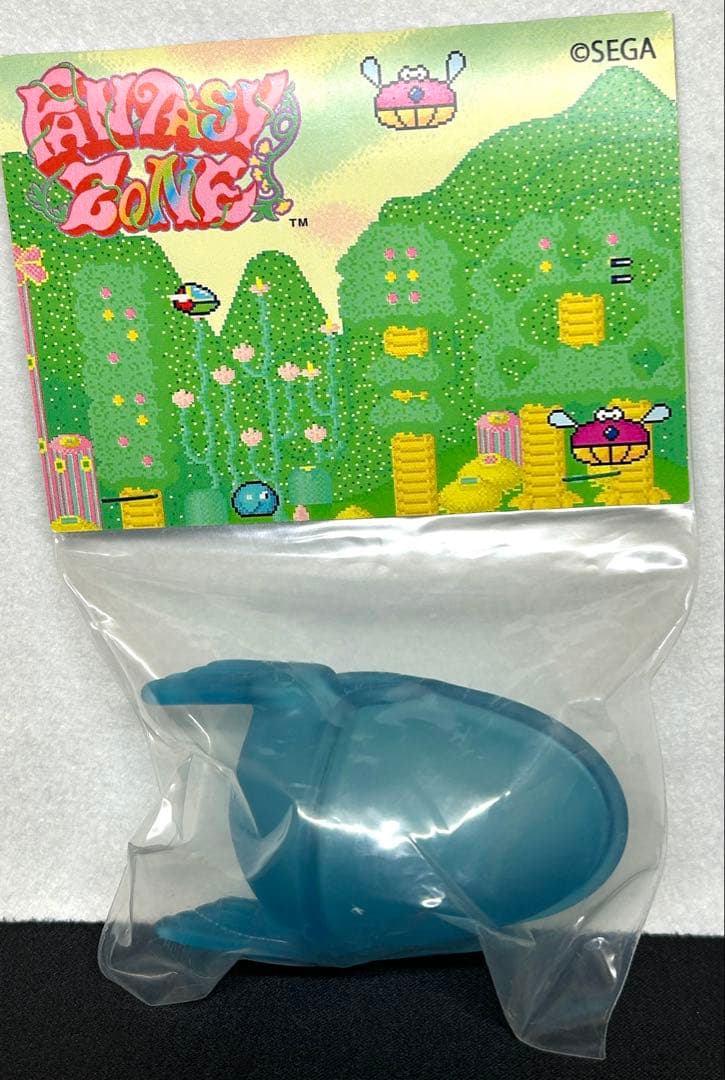 新品・レトロ・希少　SEGA ファンタジーゾーン オパオパ ブルー　ソフビ