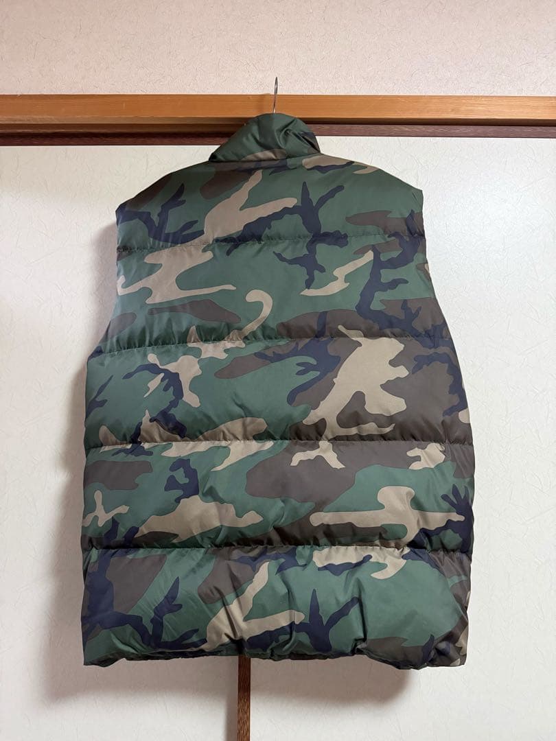 加*知様 Carhartt 迷彩柄 ダウンベスト