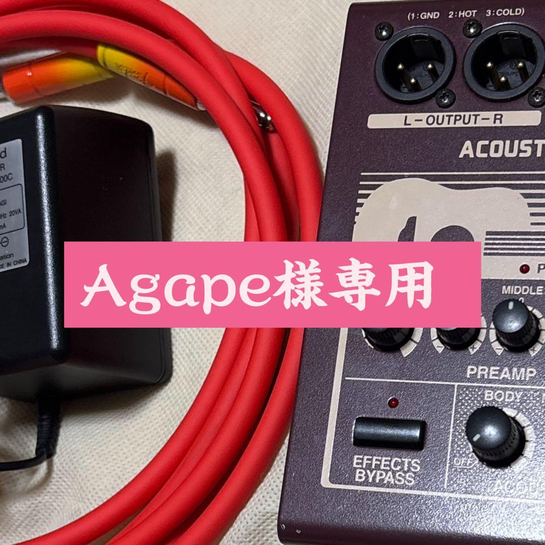 BOSS AD-5とFenderケーブル