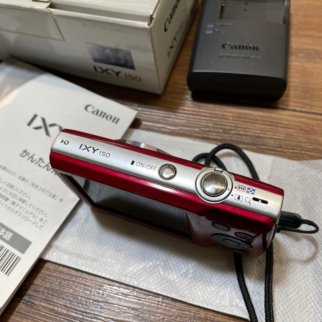 Canon IXY 150 コンパクトデジタルカメラ レッド