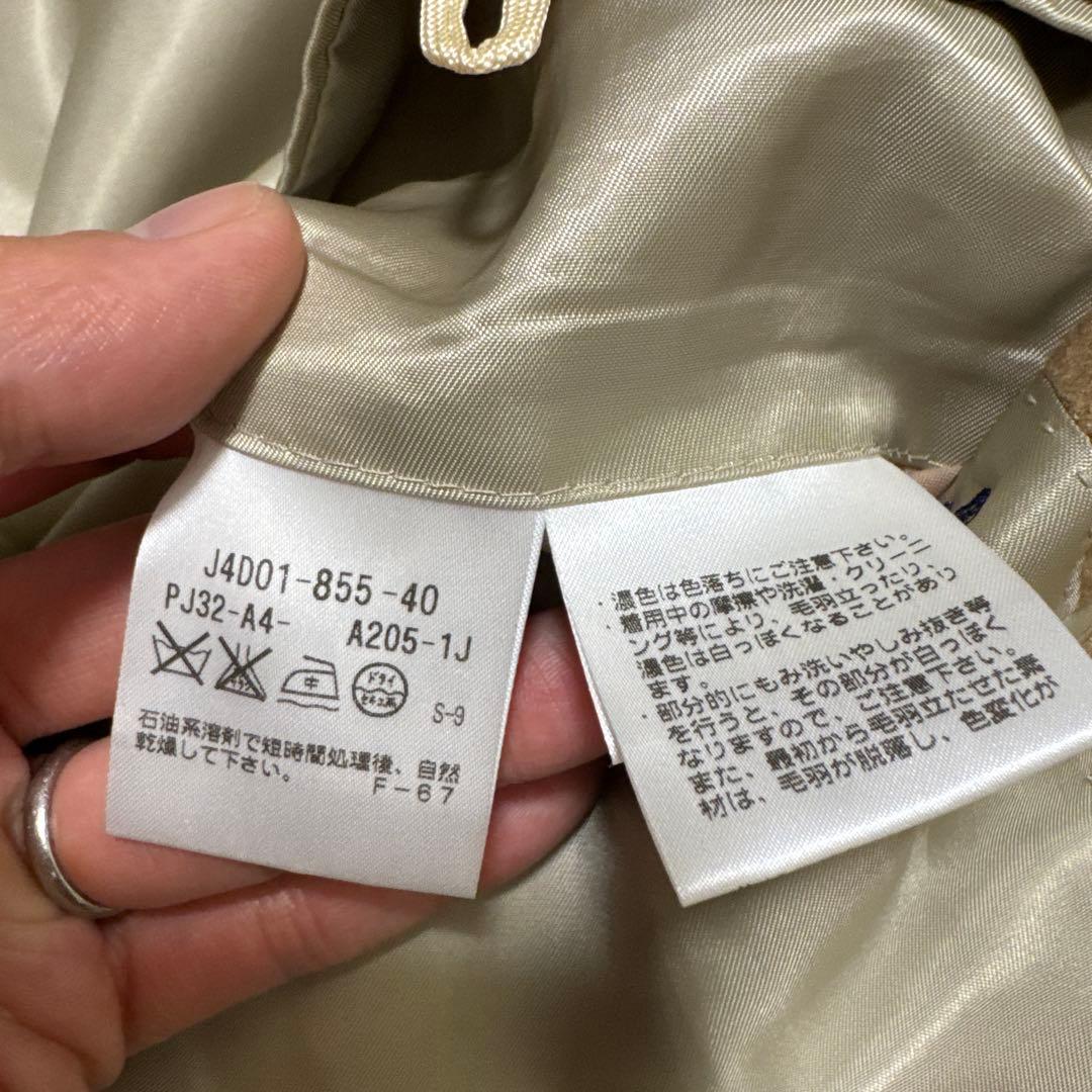 38 秋冬　極美品　ポールスチュアート　テーラードジャケット　カシミア　 A4