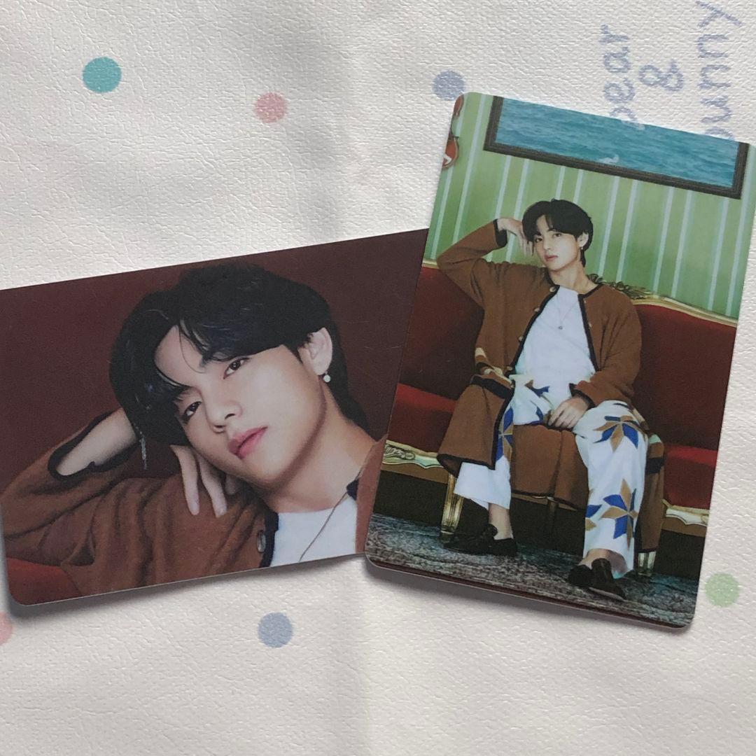 BTS BE 未公開 テヒョン V 韓国限定 ラキドロ トレカ 2枚