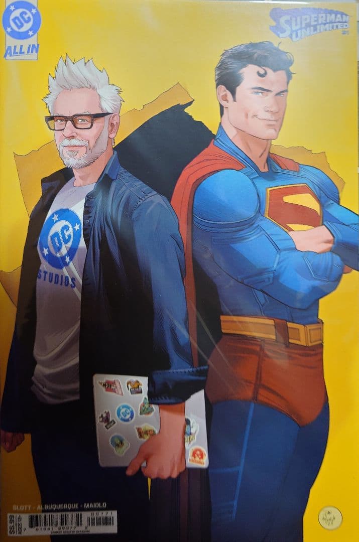 アメコミ　marvel　スーパーマン　ジェームスガン　激レア