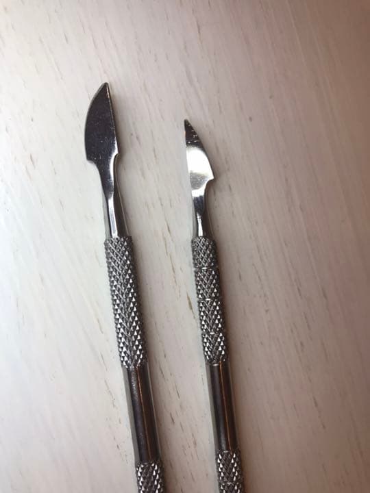 ネイルケア 甘皮プッシャー2本セット