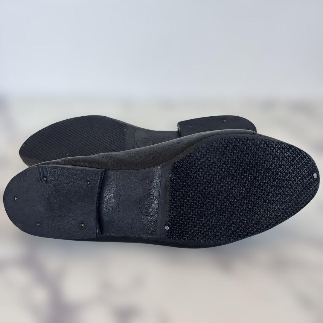 シャネル ココマーク　ターンロック　パンプス　フラットシューズ　ローファー