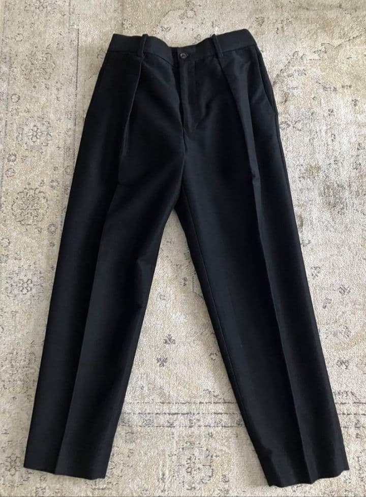 マーカウェア　ペグトップ　オーガニックコットン　シルクモールスキン