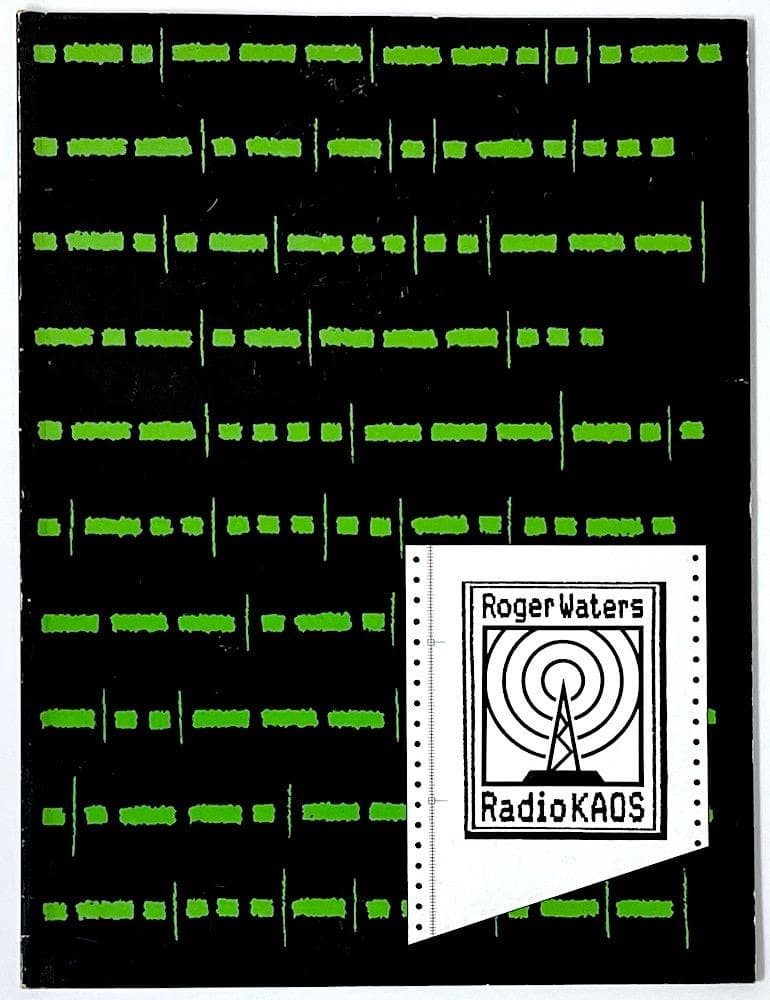 絶版本 スコア ロジャー・ウォーターズ RADIO KAOS K.A.O.S.