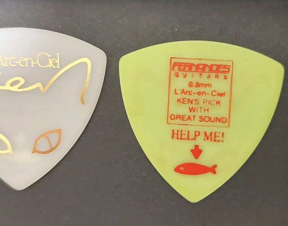 L'Arc～en～Ciel　ken ギターピック　2枚