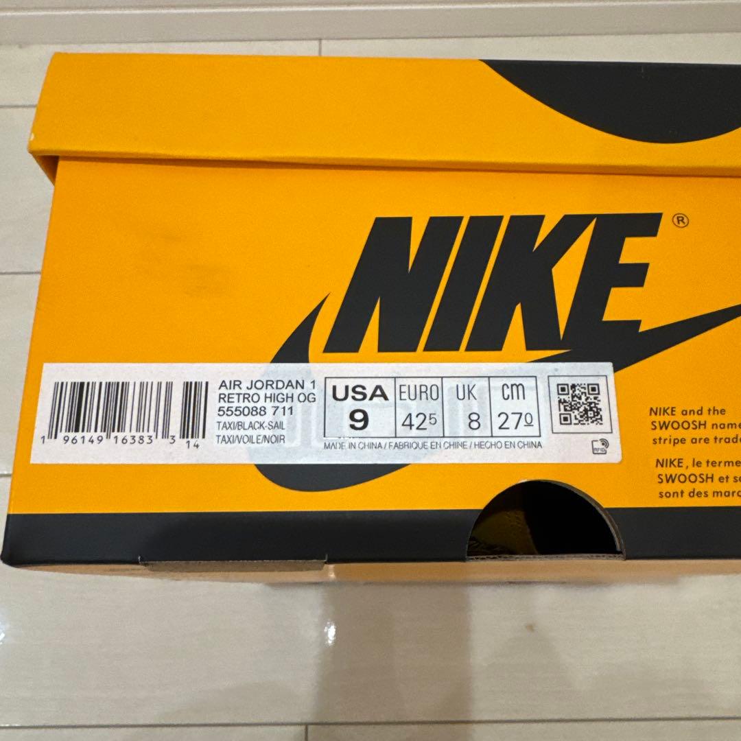 Nike Air Jordan 1 Retro High OG “Taxi”