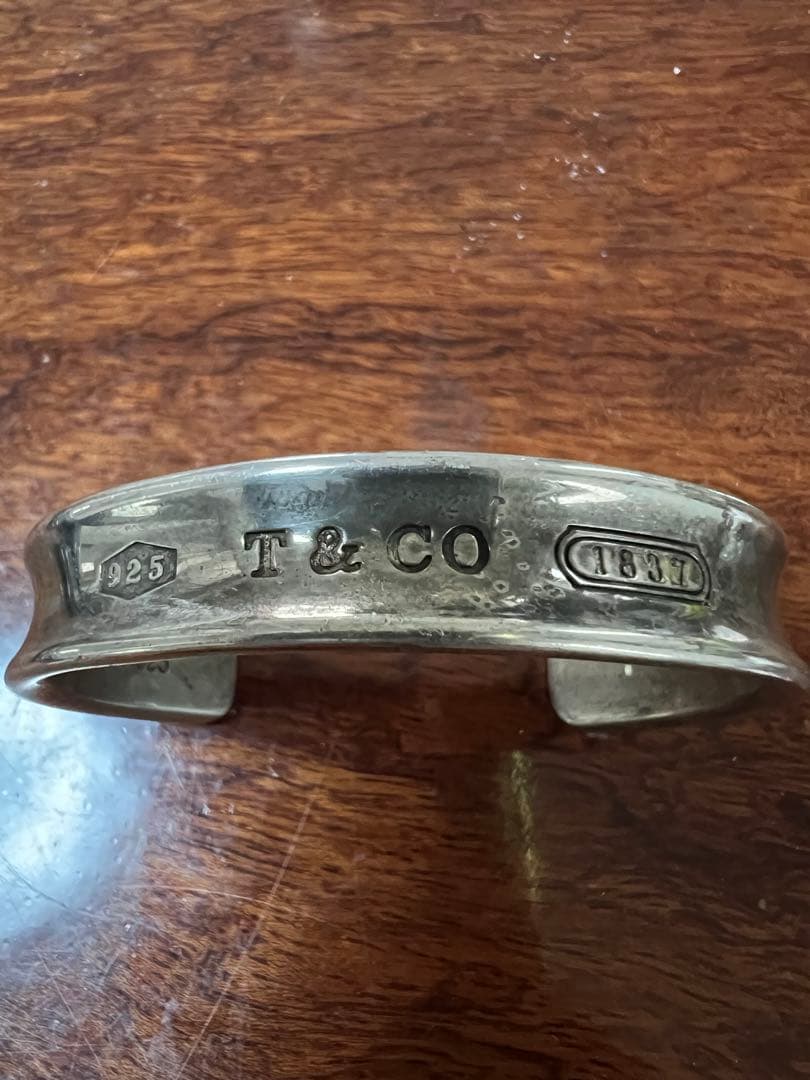 Tiffany & Co. ティファニーカフバングル925刻印有中古品本物保証