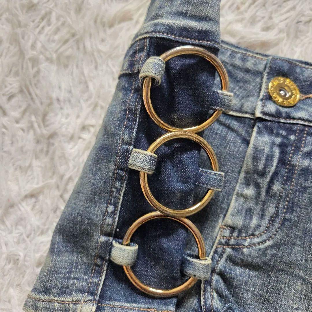 d.i.a サイドリング　ショーパン　デニム　archive　y2k 平成ギャル