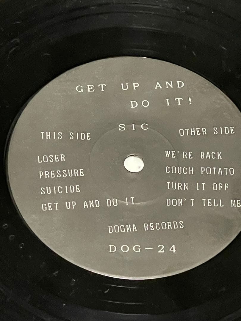 SIC 1989年オリジナル　7EP 「Get up and do it」