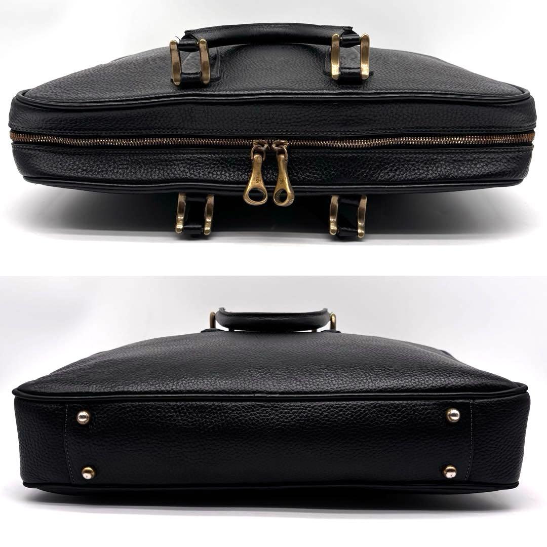 トフアンドロードストーン　Vブリーフ　ビジネスバッグ　A4可　レザー