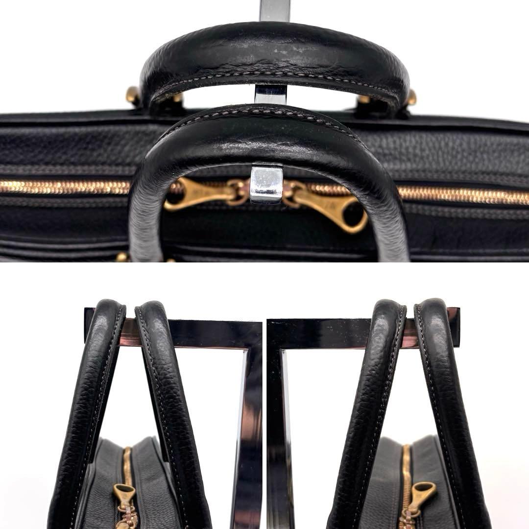 トフアンドロードストーン　Vブリーフ　ビジネスバッグ　A4可　レザー