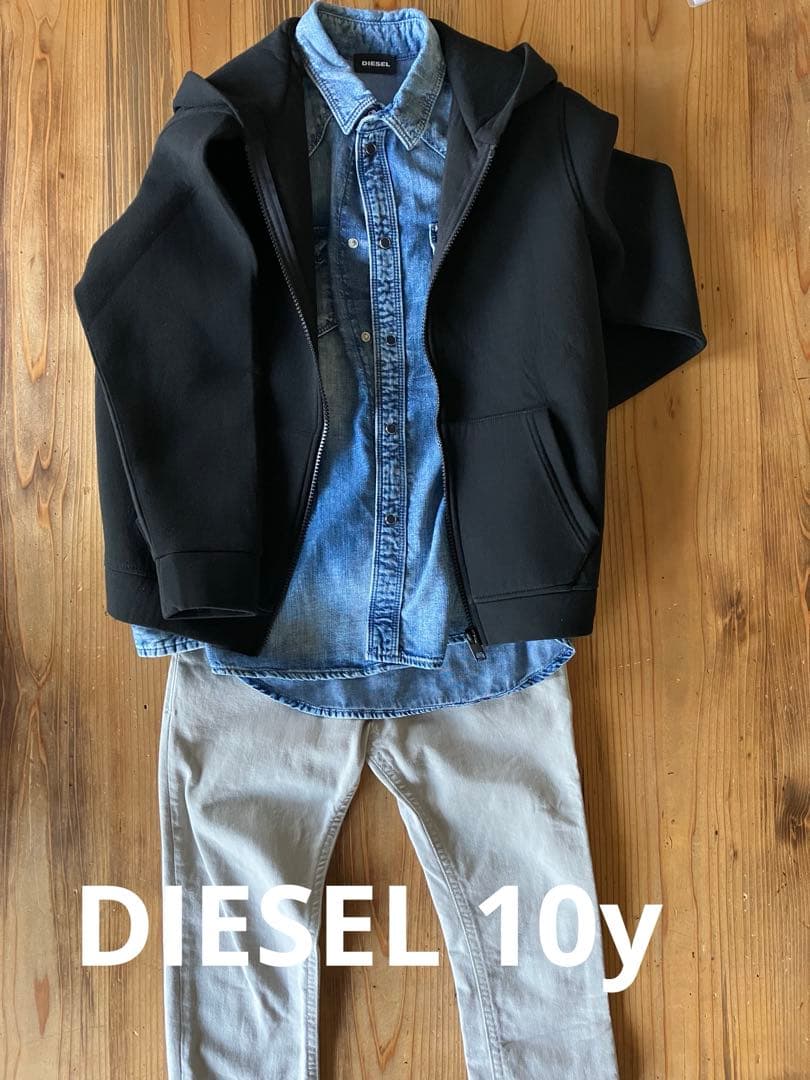 DIESEL 10yキッズ ６着 (上着、長袖シャツ、ズボン）