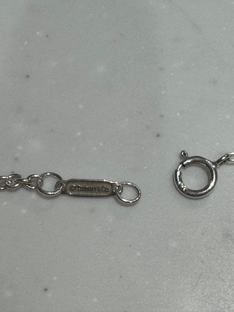 ティファニー　美品　クロス　ネックレス　十字架アクセサリーシルバーSV925