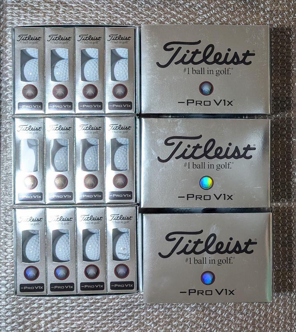 新品 タイトリスト PRO V1X レフトダッシュ　3ダース