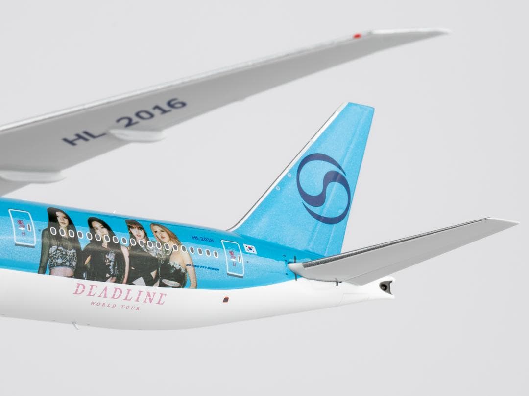 大韓航空 777-300ER HL2016 Black Pink 1/400