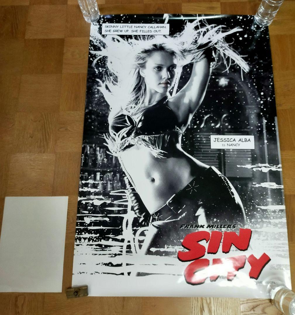 着払限定☆断捨離☆シン・シティ☆ジェシカ・アルバ☆特殊反転両面印刷☆ポスター