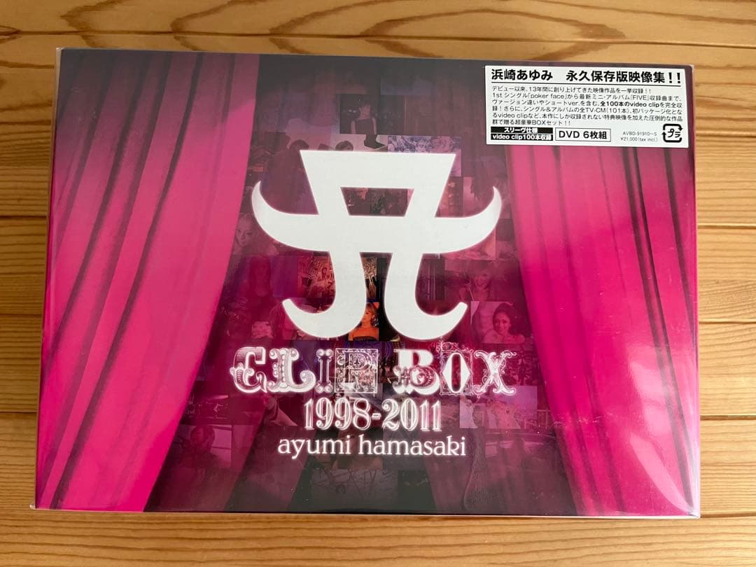 新品　浜崎あゆみ/A CLIP BOX 1998-2011〈6枚組〉