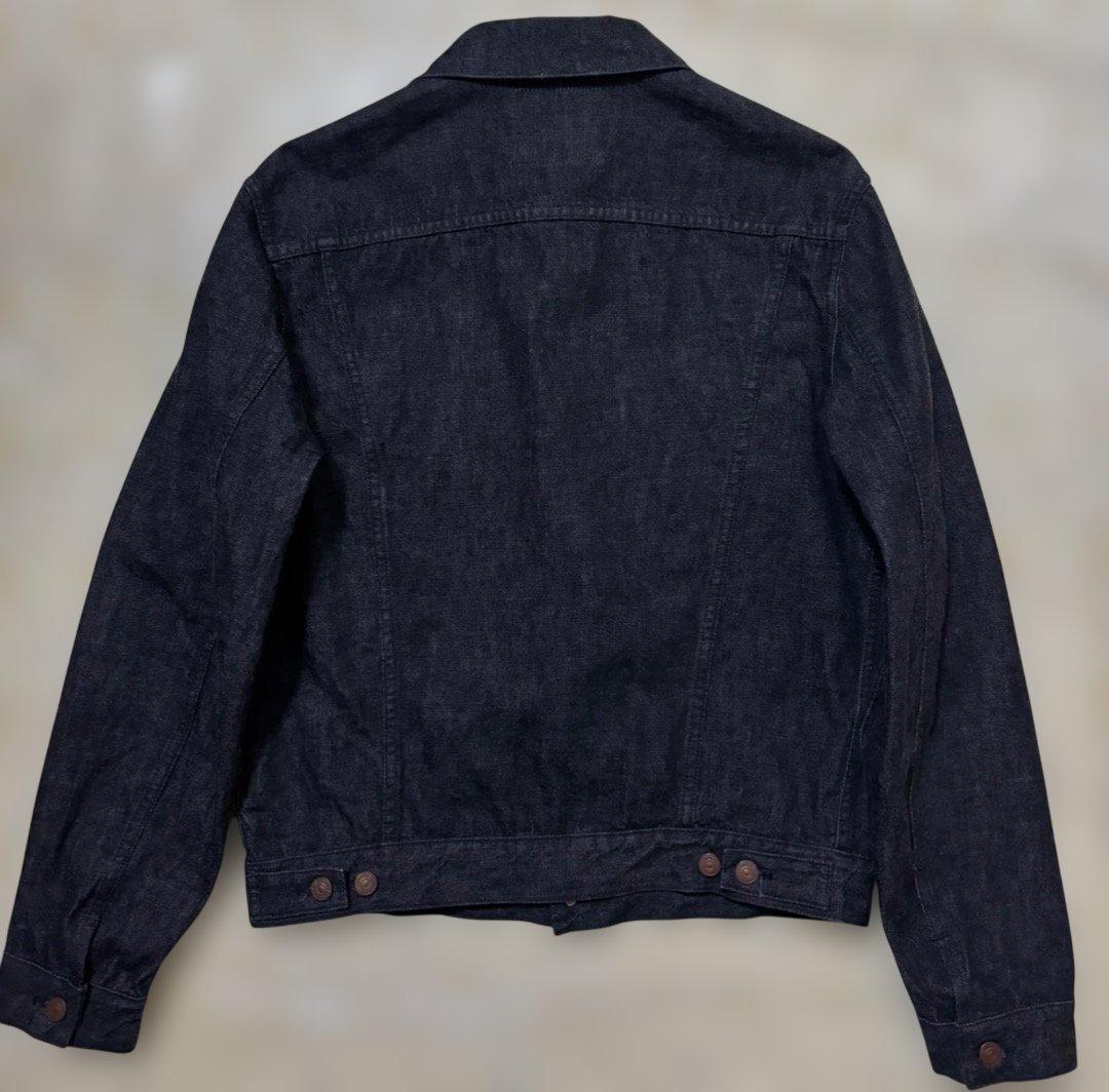 DENIMEドゥニームLot 233-66B 3RD TYPE黒デニムJKT42