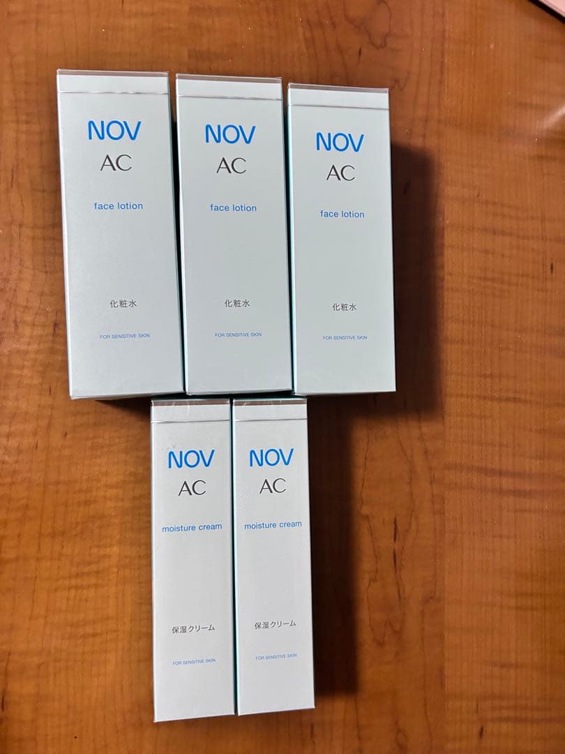 NOV AC フェイスローション・モイスチャークリーム 5本セット