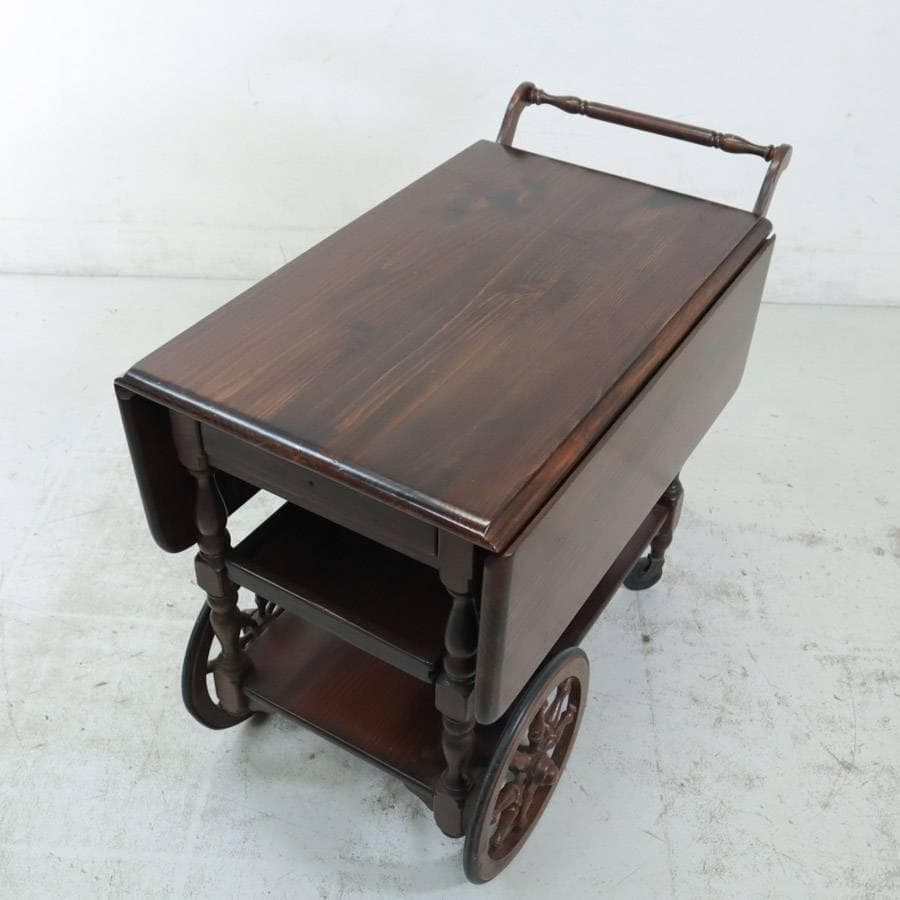 値下イーセンアーレン バタフライキッチンワゴン ドロップリーフトロリー クラシカ