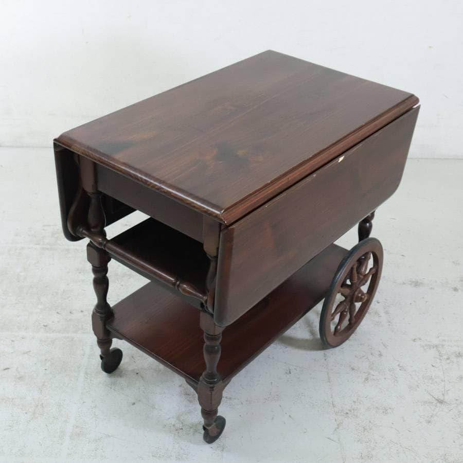 値下イーセンアーレン バタフライキッチンワゴン ドロップリーフトロリー クラシカ