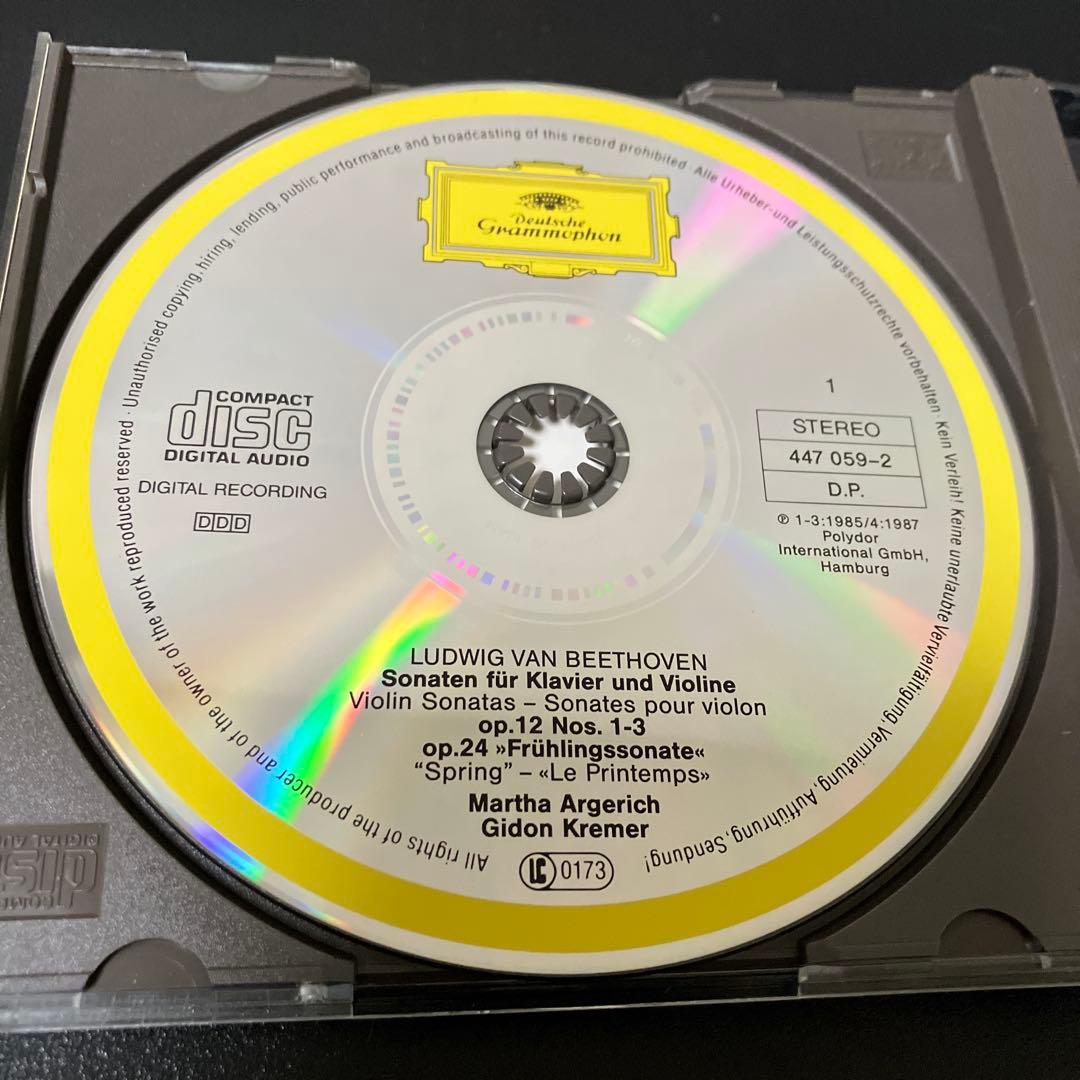 【売約済】クレーメル＆アルゲリッチ／ベートーヴェンvnソナタ全集　3CD