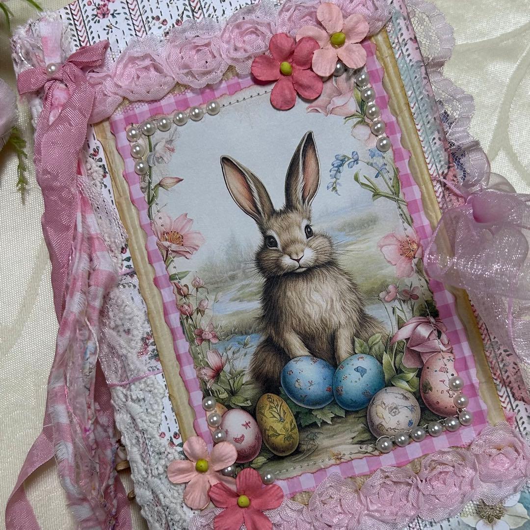 薔薇とレースのジャンクジャーナル・雑記帳　Happy Easter