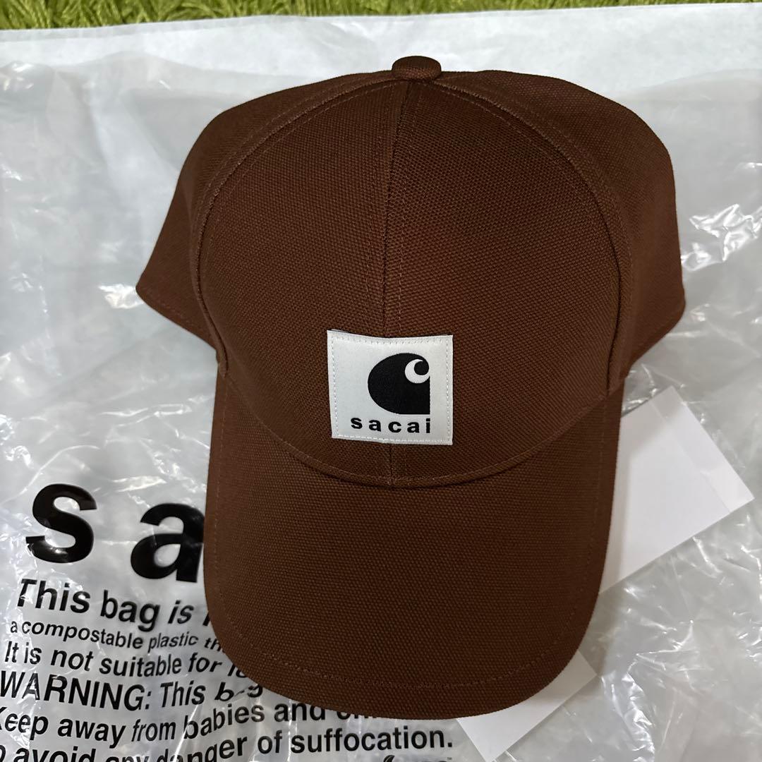 帽子 sacai x Carhartt WIP Duck Cap Dark Beige