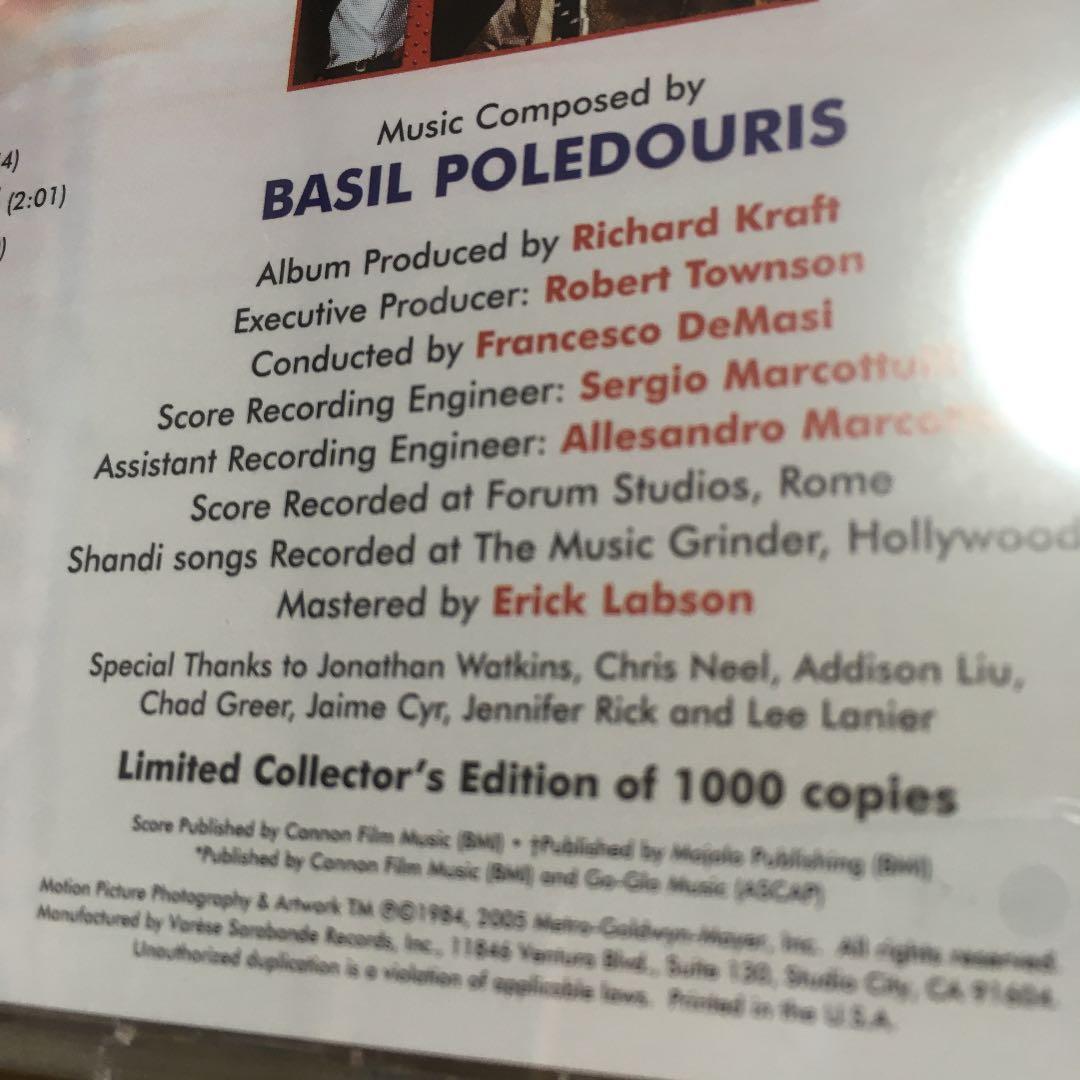 廃盤　サントラCD 「ハッピー・プレッピー('84)」1000枚限定