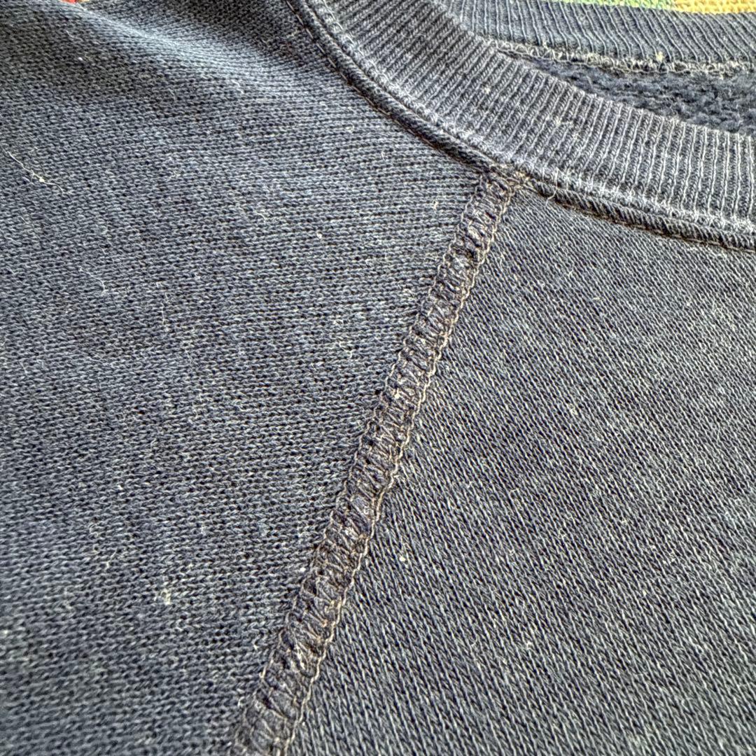 す*ぶ様 超美品 60’s カレッジスウェット 茄子紺