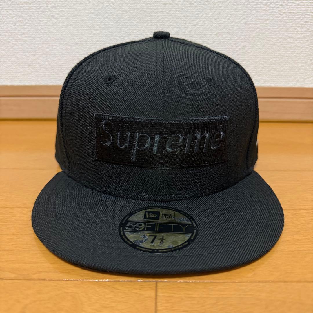 Supreme Tonal Box Logo New Era ブラック 14aw
