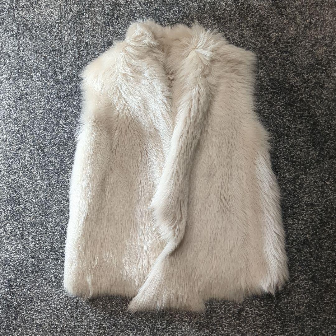 美品 GUSHLOW&COLE ガシュロウ&コール　ムートン ファー ベスト