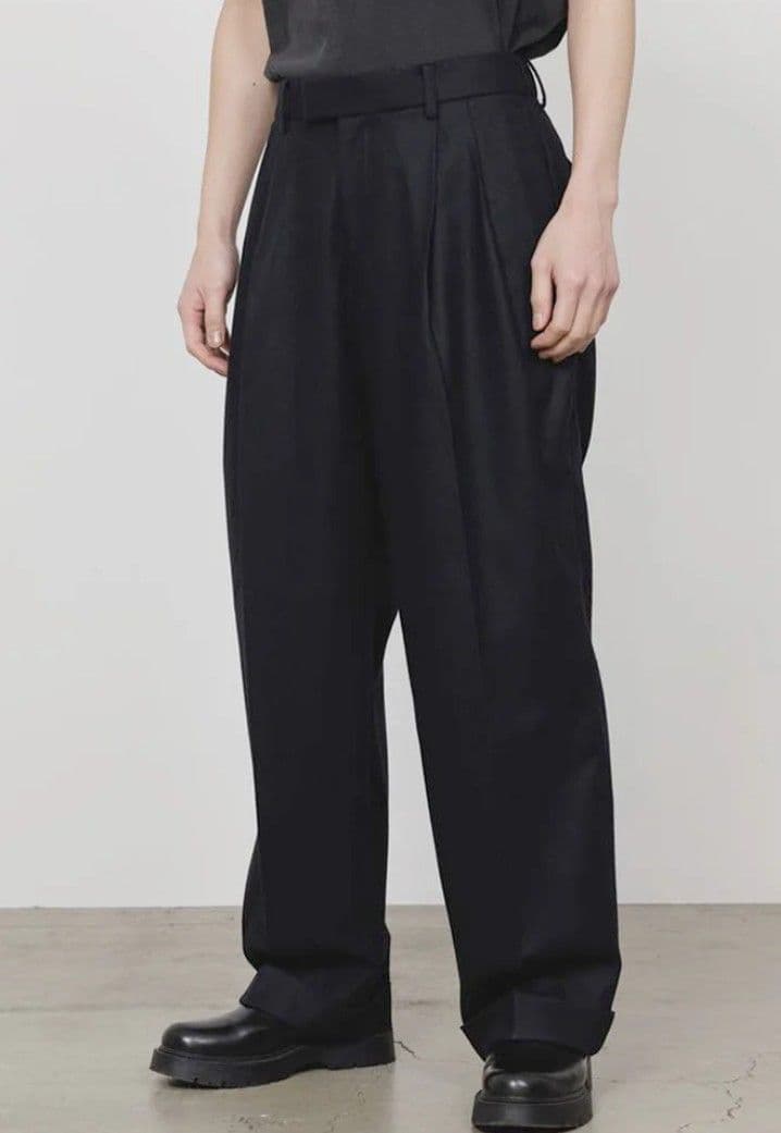 マーカウェア DOUBLE PLEATED WOOL FLANNEL 2