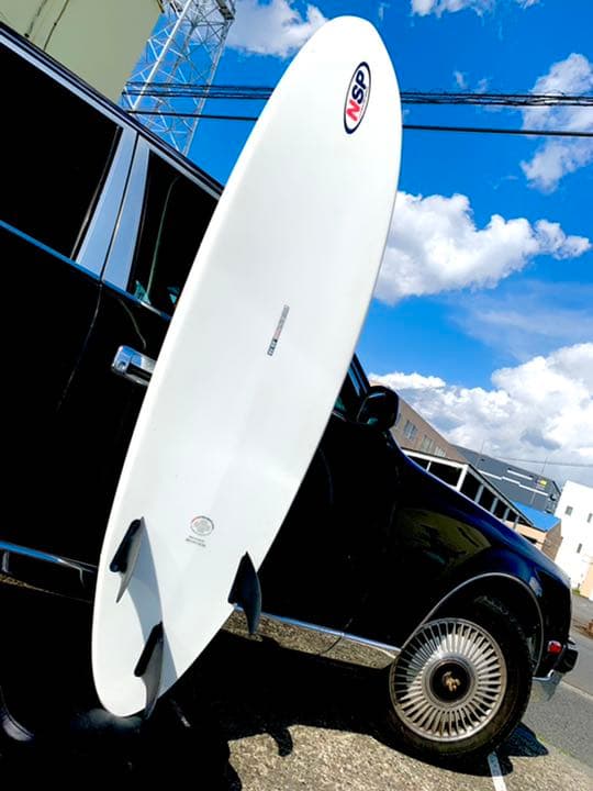 初心者◎ ファンボード サーフボード NSP 203cm 6’8 波乗り