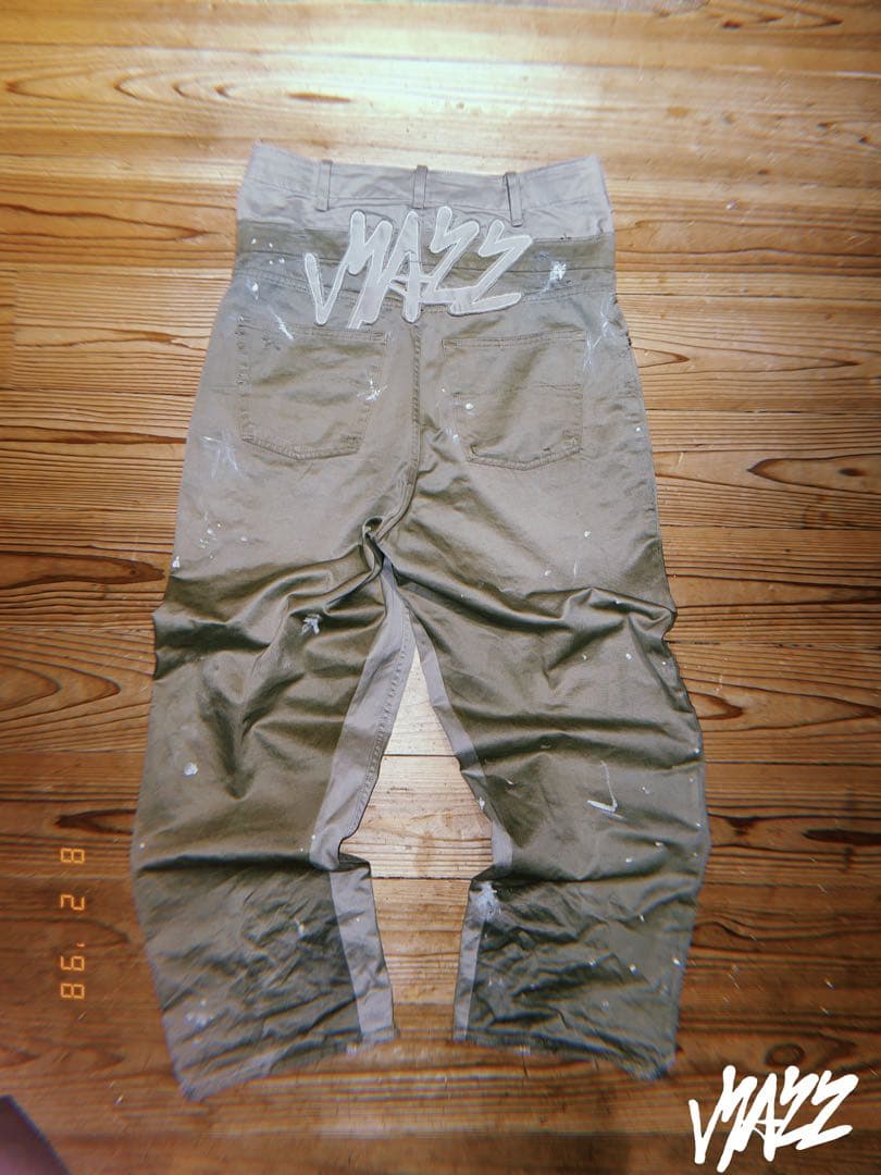 パンツ MAZZ double waist pants