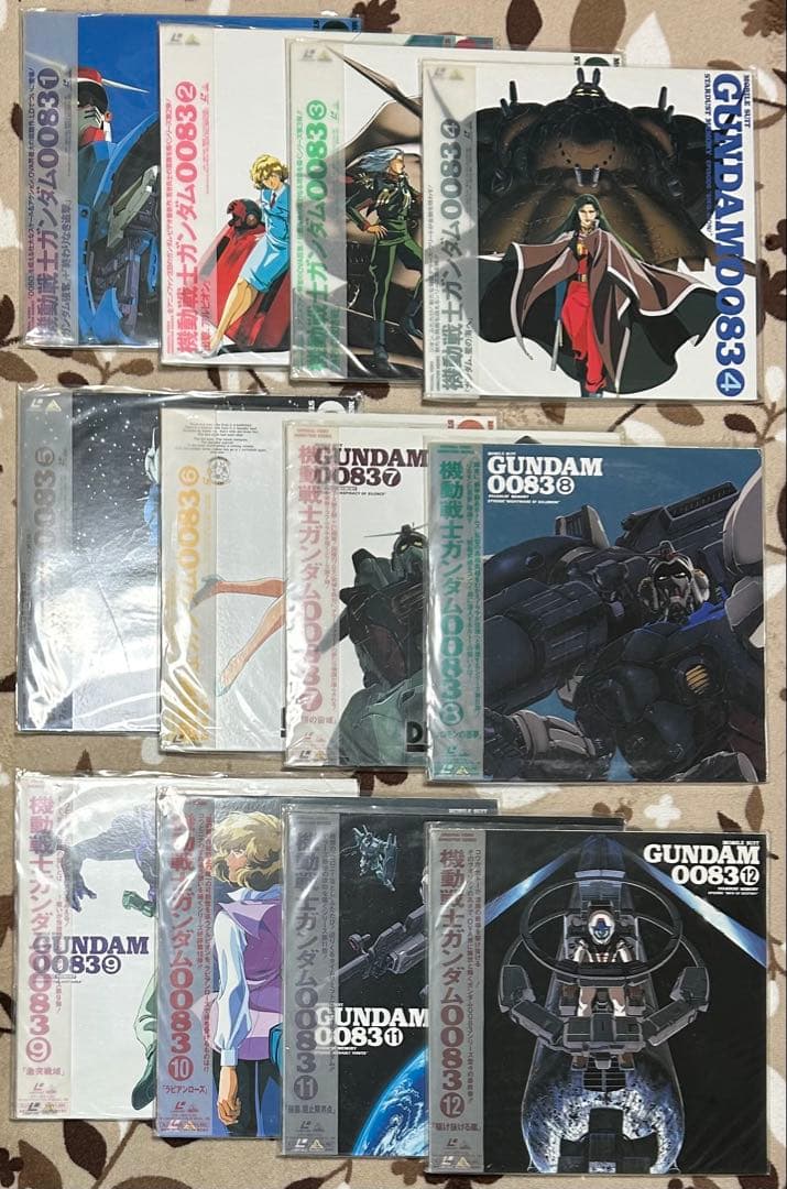 機動戦士ガンダム0083 スターダストメモリー　レーザーディスク【全12巻】‼️