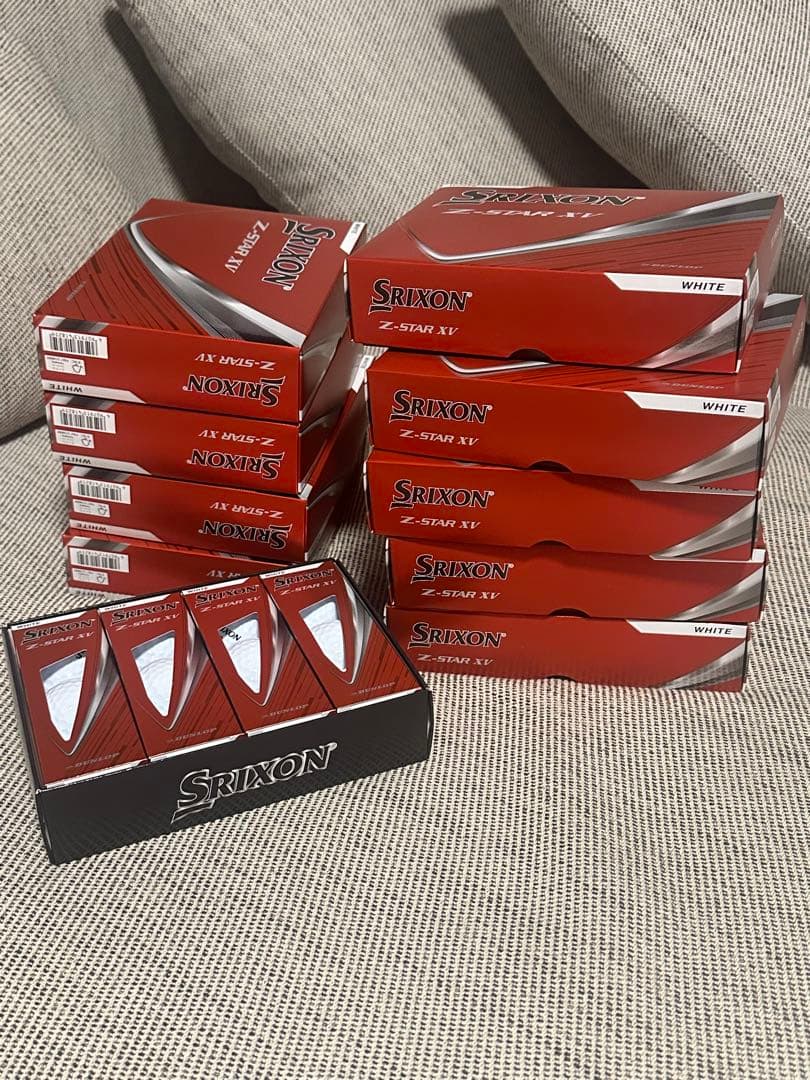 Srixon Z-STAR XV ホワイト 12個セット３箱セット売り