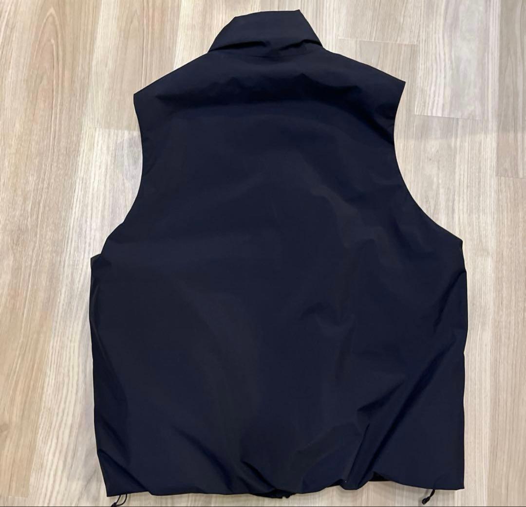 WAKE sapporo ナイロンベスト　ブラック　M