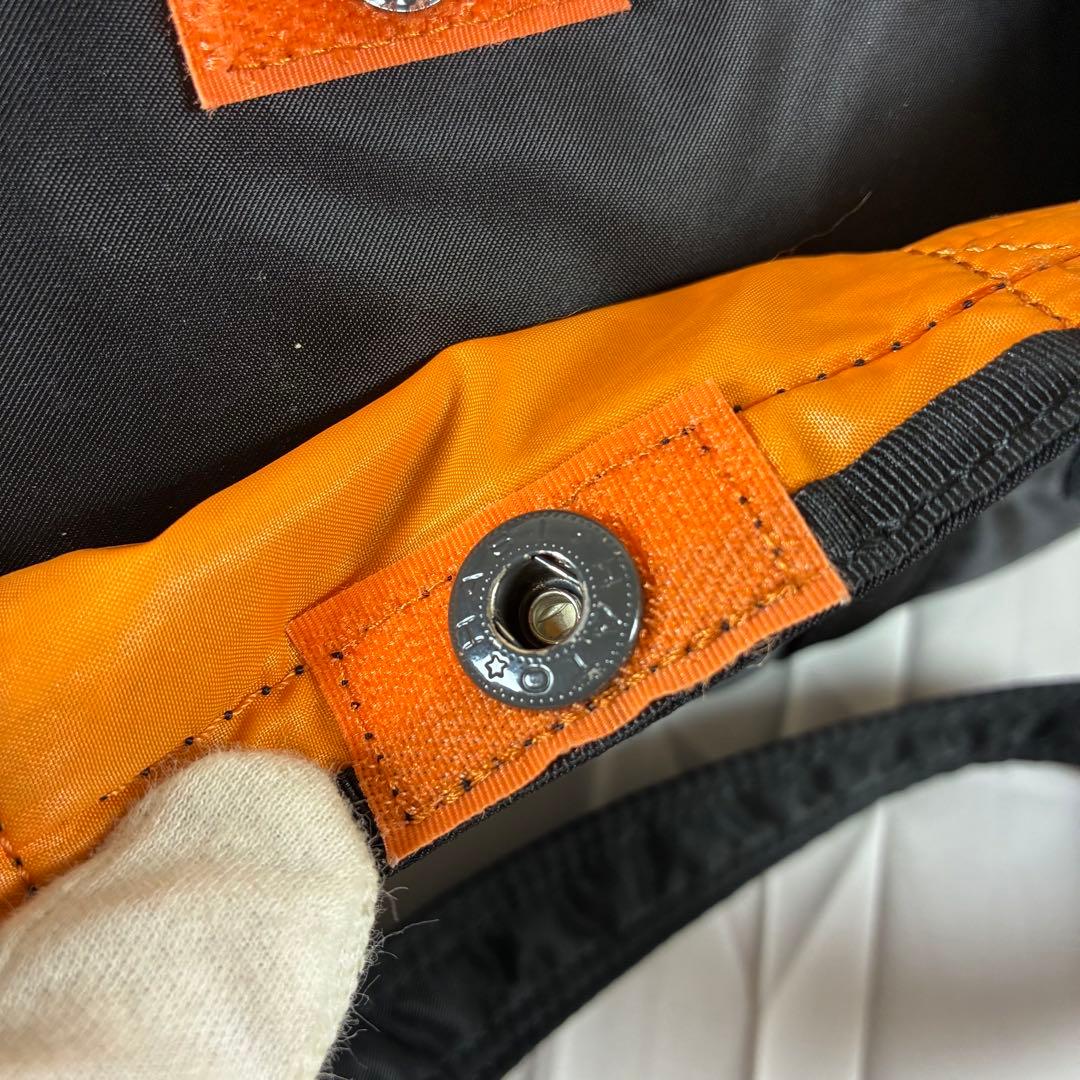 [未使用級] PORTER タンカー ドラムバッグ ミニボストン ブラック