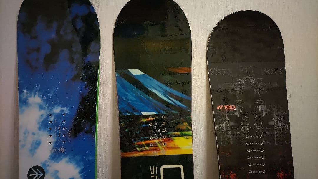 キッズスノーボード3点　gray yonex　【バラ売りです】