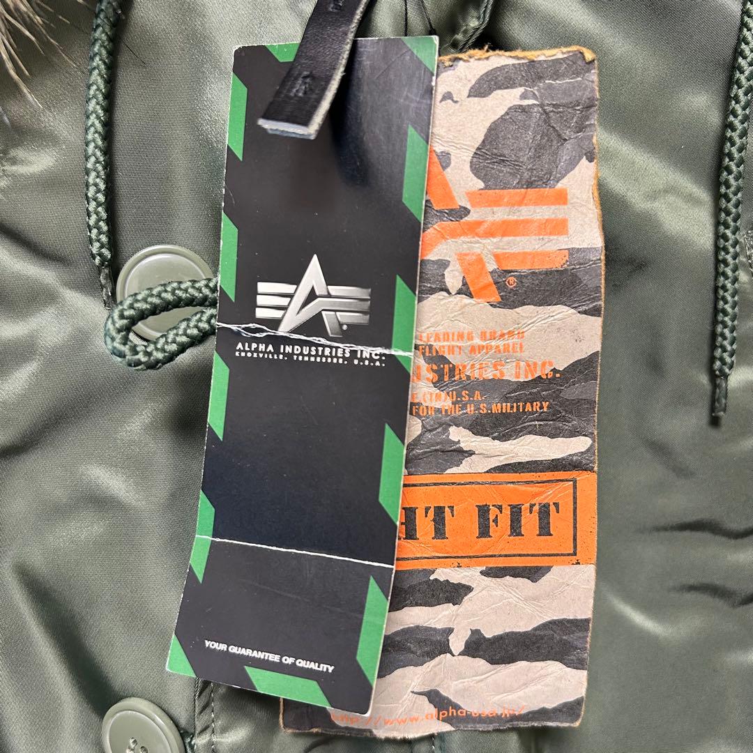 中*章様 新品 アルファインダストリーズN-3B フライトジャケットS カーキ